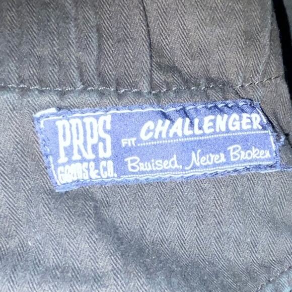 PRPS Goods & Co. Men's Black Jean Denim Shorts - Sz 38 - Challenger Fit - EUC - Picture 7 of 14